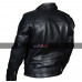 Men Cowhide Black Motorcycle Leather Jacket