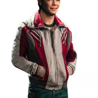 Ryan Potter Beast Boy Titans Gar Logan Bomber Costume Wool Jacket