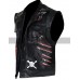 WWE Superstar Baron Corbin Motorcycle Black Leather Vest