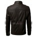 Cafe Racer Slim Fit Biker Leather Jacket 