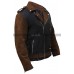 Men's Vintage Classic Brando Biker Brown Suede Leather Jacket 