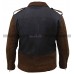 Men's Vintage Classic Brando Biker Brown Suede Leather Jacket 