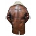 Tom Hardy Dark Knight Rises Fur Shearling Brown Leather Coat