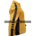 Kill Bill Movie Uma Thurman Bride Unisex Yellow Biker Leather Jacket 