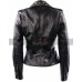 Women's Domino Harvey Keira Knightley Black Biker Leather Jacket