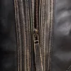 Mens Vintage Biker Distressed Brando Jacket