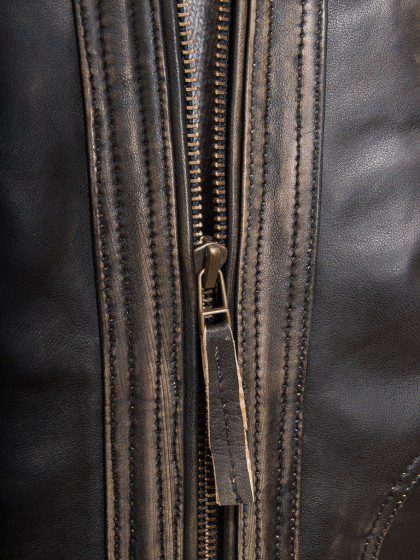 Mens Vintage Biker Distressed Brando Jacket