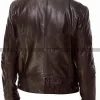 Vintage Cafe Racer Men's Motorcycle Leather Jacket