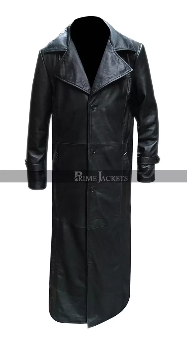 Buffy The Vampire Slayer James Marsters Spike Leather Trench Coat