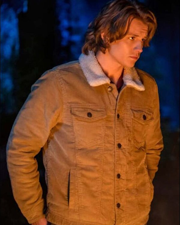 Alex Saxon Shearling Collar Jacket