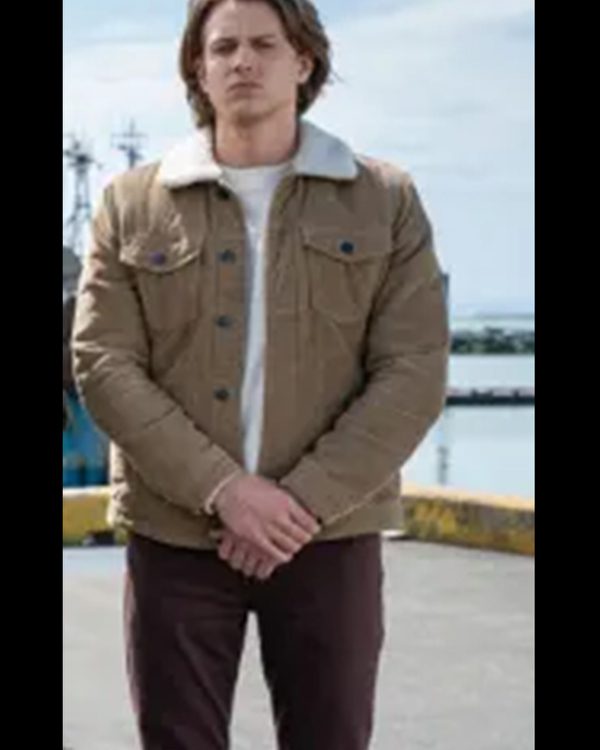 Alex Saxon Shearling Collar Jacket