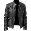 Vintage Cafe Racer Men's Motorcycle Leather Jacket