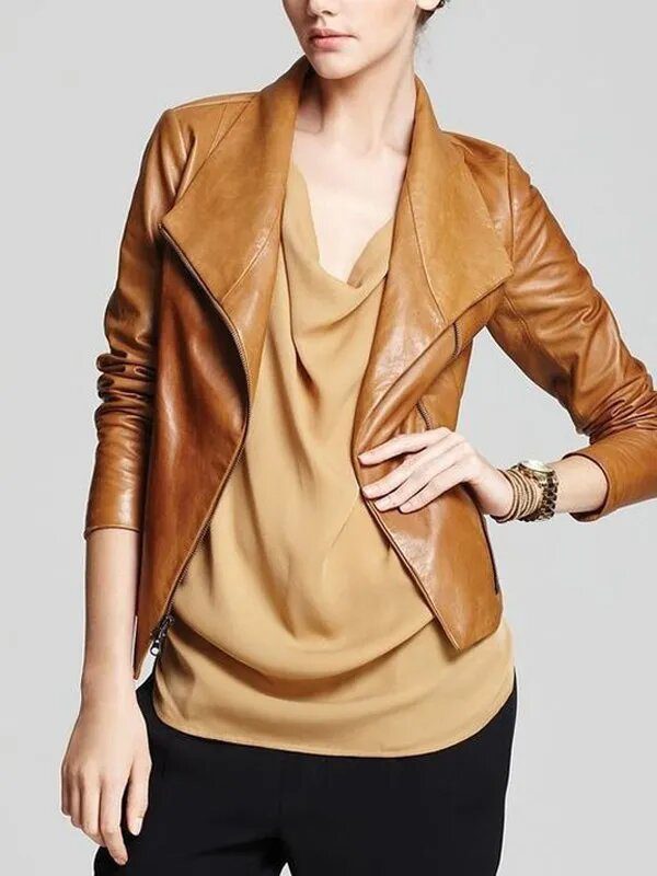 Alexandra Breckenridge Virgin River Season 4 Leather Jacket