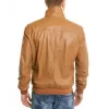 Men's Casual Bomber Camel Brown Jacket