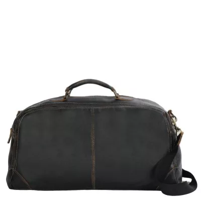 Distressed Landon Leather Duffel