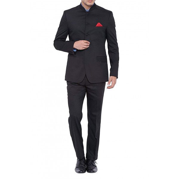 Mens 2 Piece Nehru/Grandad Collar Suit