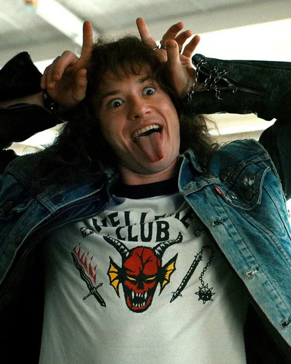 Eddie Munson Stranger Things Denim Vest